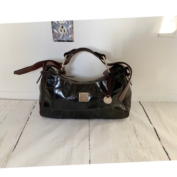 Dooney & Bourke Handbags - Vintage Dooney & Bourke Croc Leather Handbag